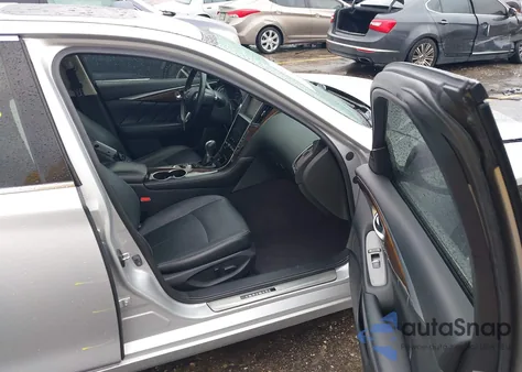 2015 Infiniti Q50 Premium from USA, damaged, VIN JN1BV7AP7FM348381